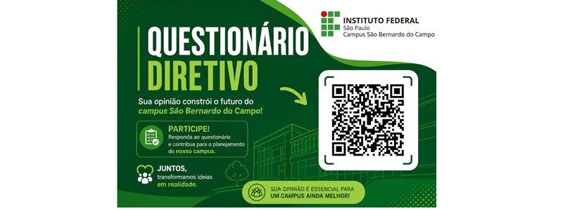 Questionário sobre os eixos tecnológicos e definição de cursos